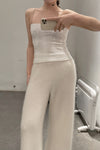 SWAYING/KNIT Seamless Mohair Pants-Double Layer SW211XZ04